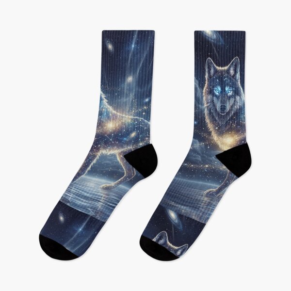 Item preview, Galactic Wolf – Spirit of the Moon designed and sold by Happyfreedom.