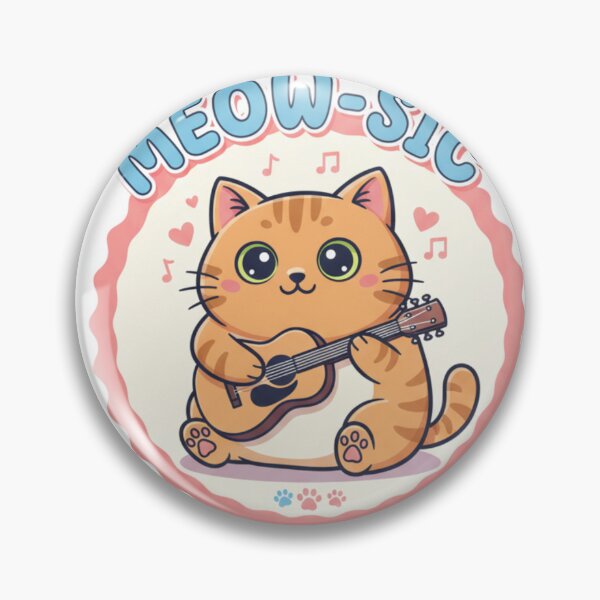 Item preview, Meow-sic Cat Pun T-Shirt – Funny Cat & Music Lover Gift Tee designed and sold by SoulMint.