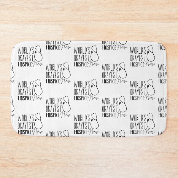 Item preview, World's Okayest Hospice Nurse designed and sold by belladesign7.