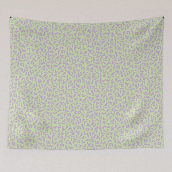 Item preview, Purple Organic Shapes on Green designed and sold by NicolaZhukov.