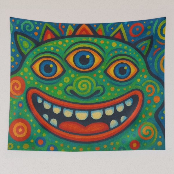 Item preview, Mystical smile with eyes designed and sold by Sigtrix.