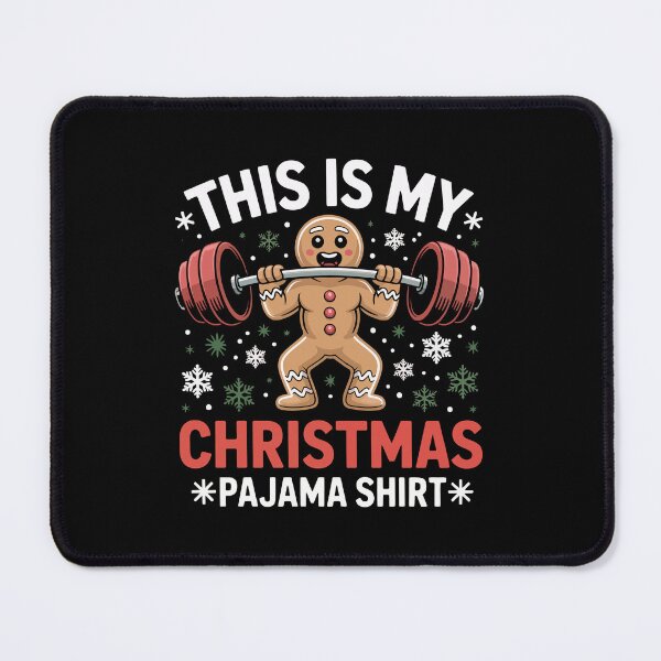 Item preview, Gingerbread Man Lifting Weights designed and sold by jkrphoto.
