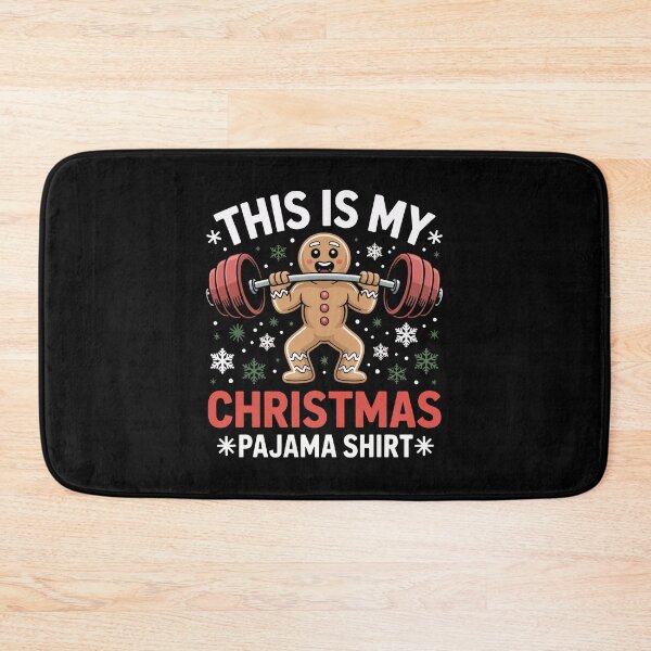 Item preview, Gingerbread Man Lifting Weights designed and sold by jkrphoto.