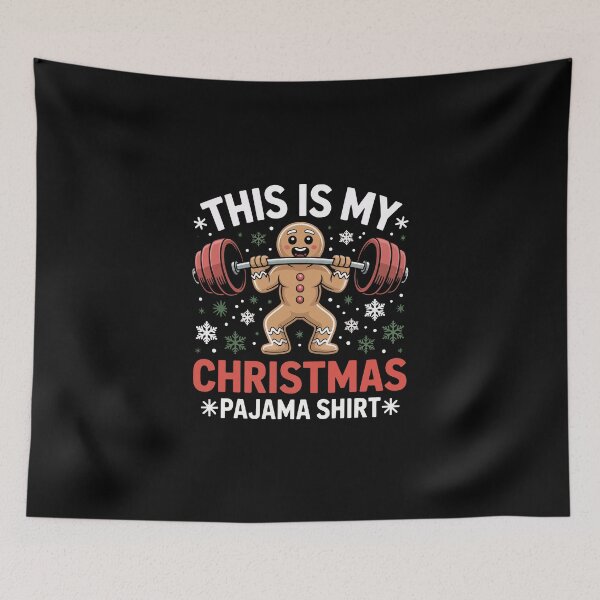 Item preview, Gingerbread Man Lifting Weights designed and sold by jkrphoto.