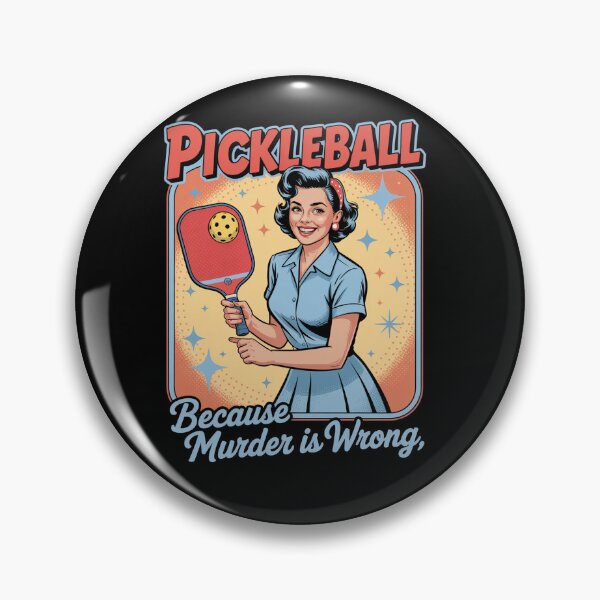 Item preview, Pickleball Because Murder Is Wrong  designed and sold by Patricsselin.
