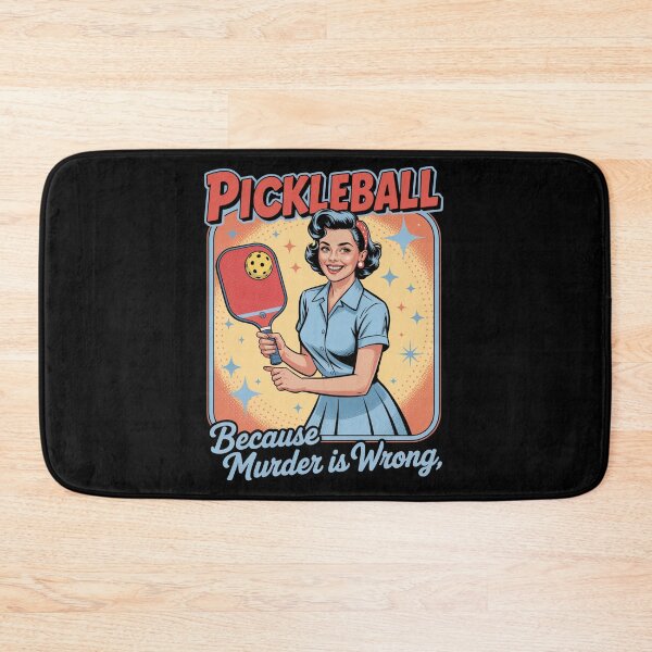Item preview, Pickleball Because Murder Is Wrong  designed and sold by Patricsselin.