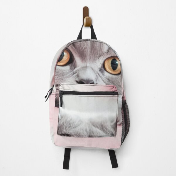 Item preview, Grey cat relaxes on pink couch designed and sold by anytka.