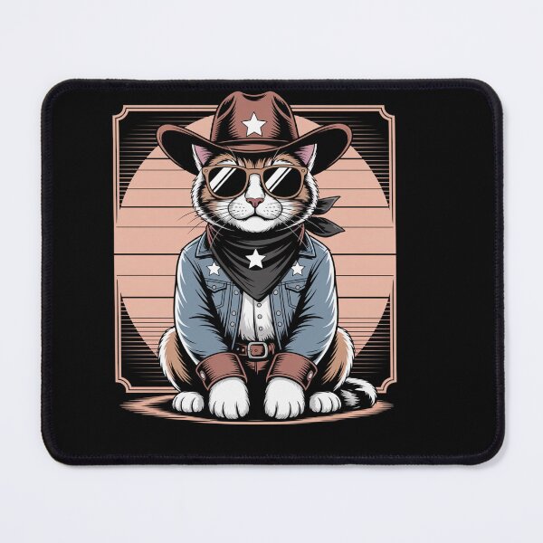 Item preview, Pink Cowboy Cat Country Western designed and sold by Patricsselin.