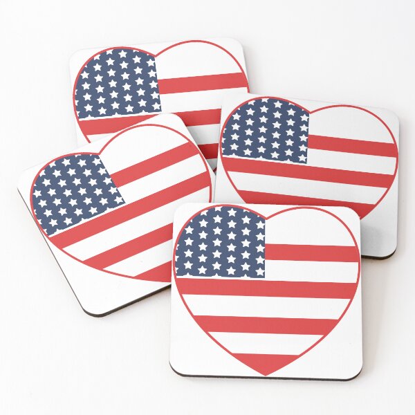Item preview, American Flag Heart T-Shirt – Patriotic USA Shirt designed and sold by insiyah7253.