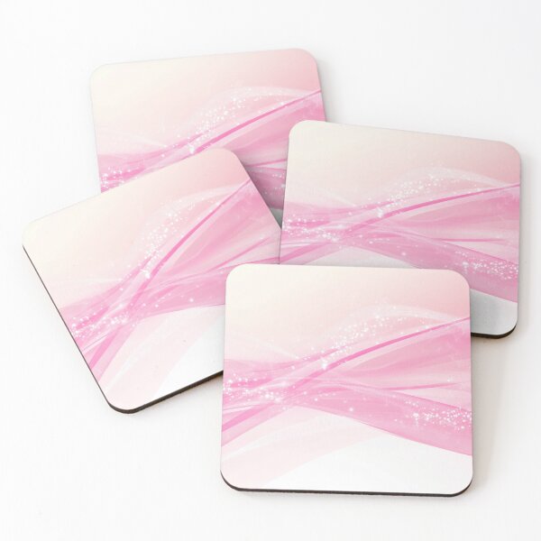 Item preview, Sparkling soft pink waves designed and sold by anytka.