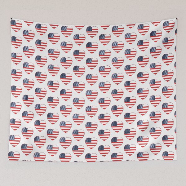 Item preview, American Flag Heart T-Shirt – Patriotic USA Shirt designed and sold by insiyah7253.