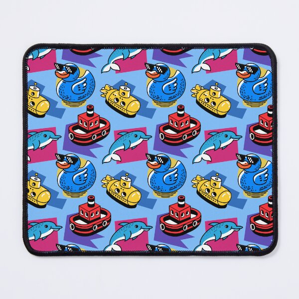 Item preview, Blue Swimtime Retro Nautical Pattern designed and sold by WestIndigo.