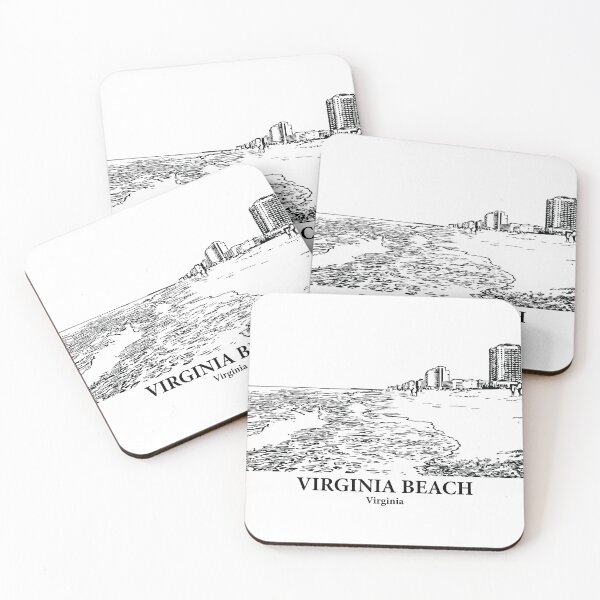 Artikelvorschau, Virginia Beach - Virginia entworfen und verkauft von Lakeric Cityscapes.