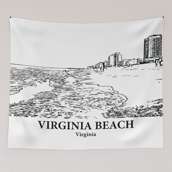 Artikelvorschau, Virginia Beach - Virginia entworfen und verkauft von Lakeric Cityscapes.