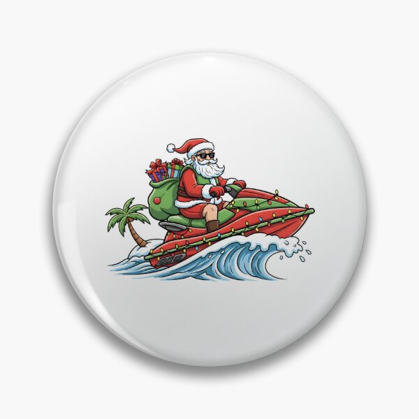 Item preview, Santa's Tropical Jet Ski Delivery designed and sold by NewYorkColours.