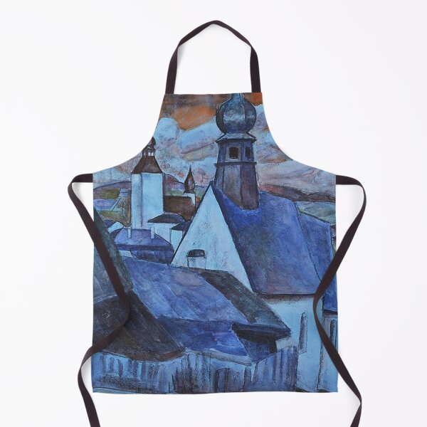 Item preview, View Over the Rooftops -Blue designed and sold by tomorrowsart.