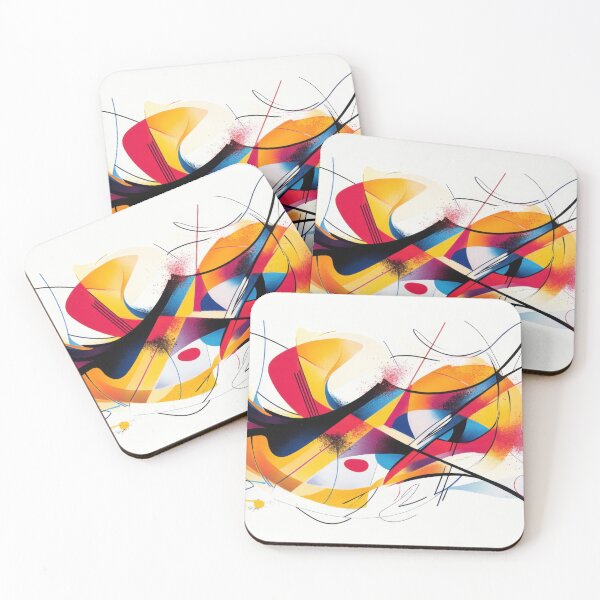 Item preview, Bold, colorful abstract art designed and sold by anytka.