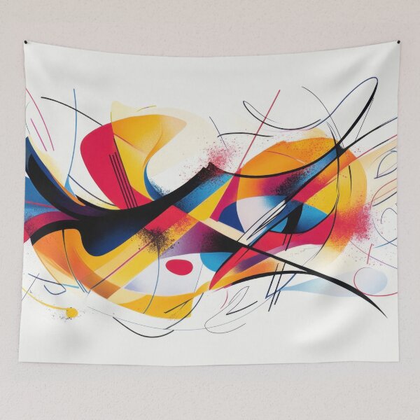 Item preview, Bold, colorful abstract art designed and sold by anytka.
