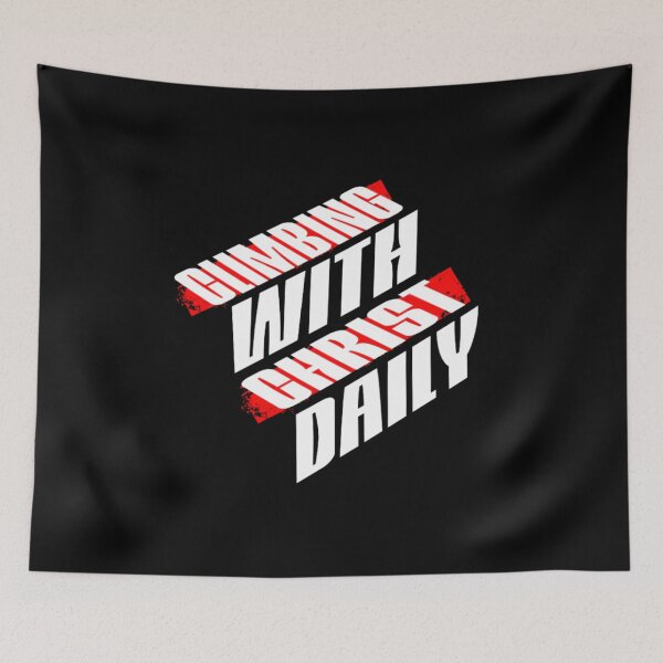 Item preview, Climbing With Christ Daily – Christian Motivation Design designed and sold by OrtegaGrace.