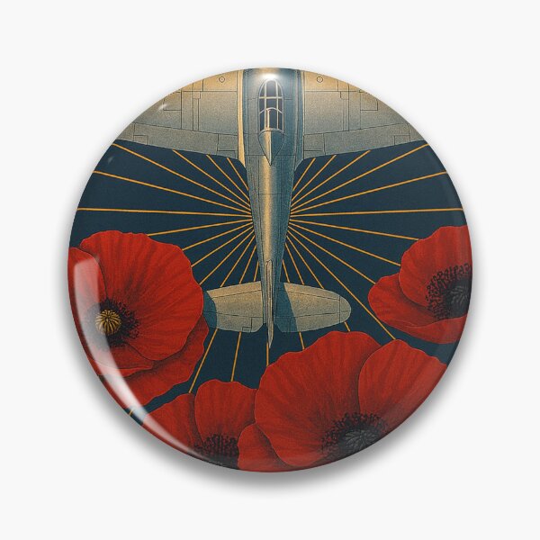 Item preview, Armistice Day Tribute with Poppies designed and sold by Airpower Art.