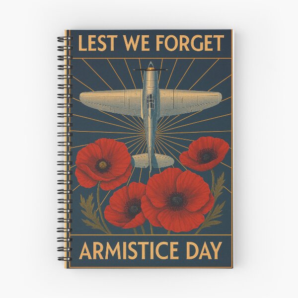 Item preview, Armistice Day Tribute with Poppies designed and sold by Airpower Art.
