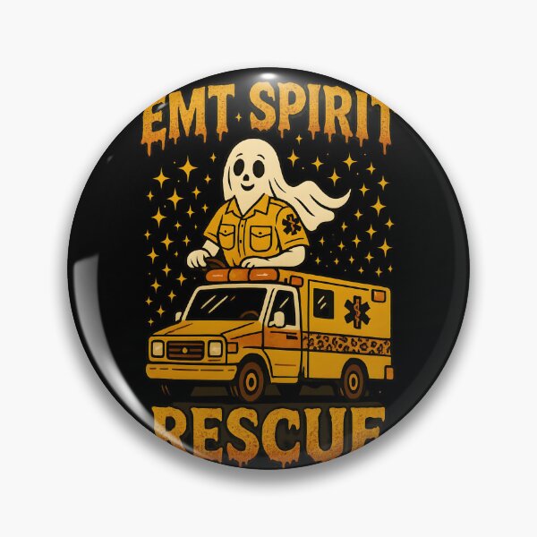 Item preview, EMT Spirit Rescue Ghost Paramedic Shirt | Funny First Responder Halloween Tee designed and sold by ClinicalHubs.