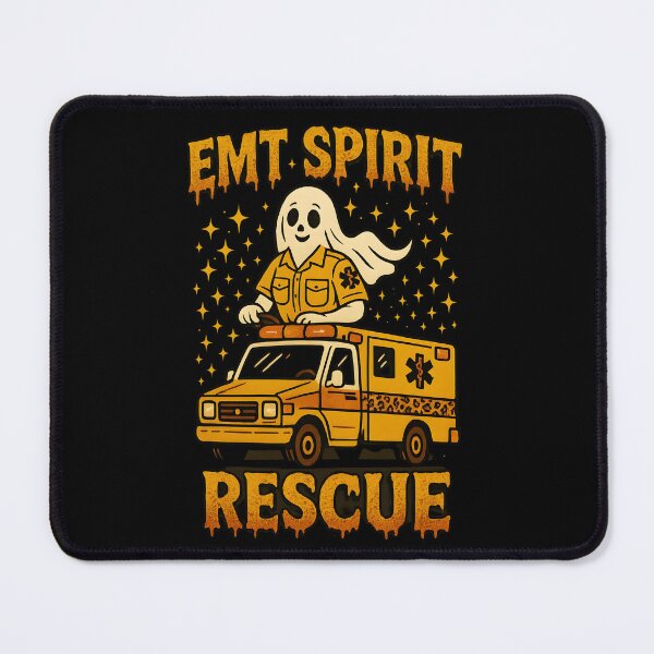 Item preview, EMT Spirit Rescue Ghost Paramedic Shirt | Funny First Responder Halloween Tee designed and sold by ClinicalHubs.