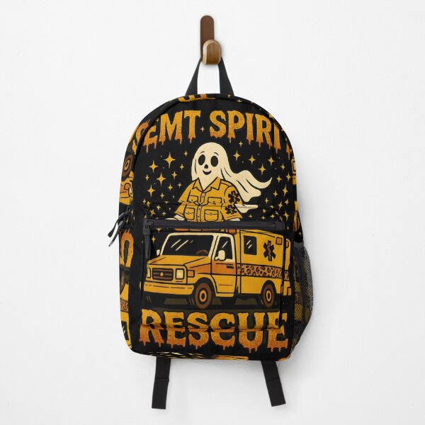 Item preview, EMT Spirit Rescue Ghost Paramedic Shirt | Funny First Responder Halloween Tee designed and sold by ClinicalHubs.