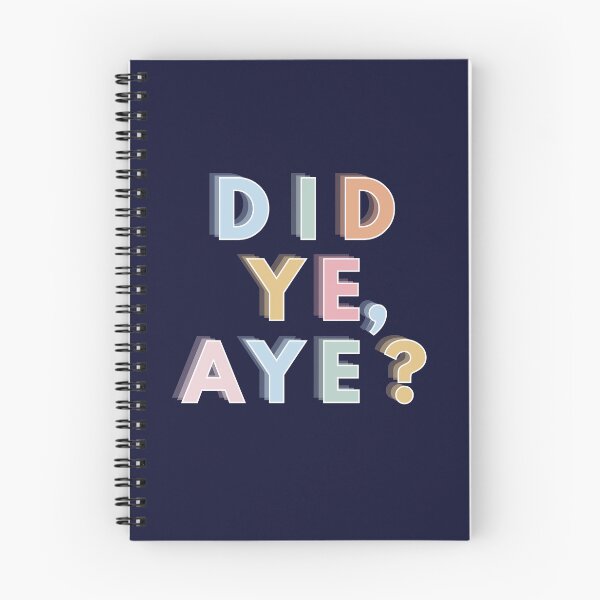 Item preview, Did Ye, Aye? – Funny Scottish Saying Design in Colourful, Playful Style designed and sold by tenementstudios.