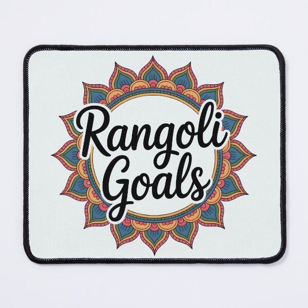 Item preview, Rangoli Goals – Trendy Diwali Festival Design designed and sold by Jollys-ArtShop.