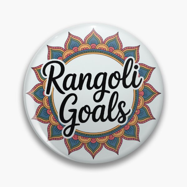 Item preview, Rangoli Goals – Trendy Diwali Festival Design designed and sold by Jollys-ArtShop.