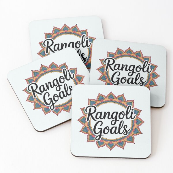 Item preview, Rangoli Goals – Trendy Diwali Festival Design designed and sold by Jollys-ArtShop.