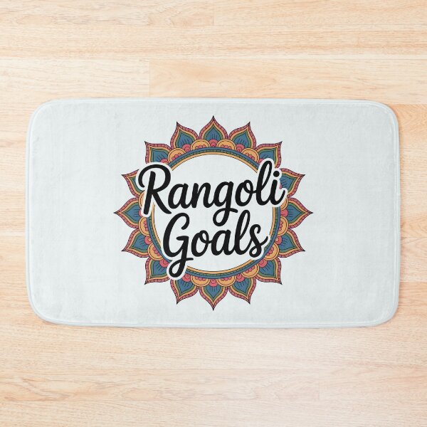 Item preview, Rangoli Goals – Trendy Diwali Festival Design designed and sold by Jollys-ArtShop.