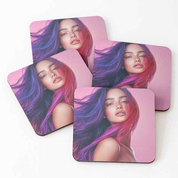 Item preview, Vibrant-haired stunning model designed and sold by anytka.