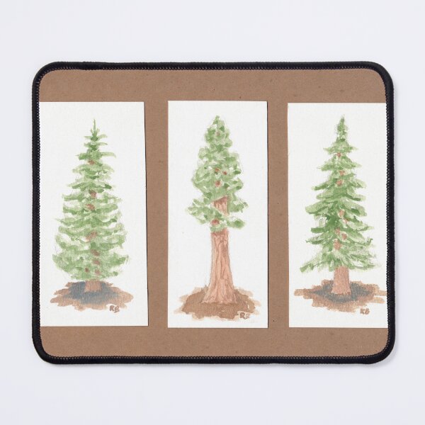 Item preview, Conifers- Fir, Redwood, and Hemlock designed and sold by A_Guy_With_Art_Supplies.