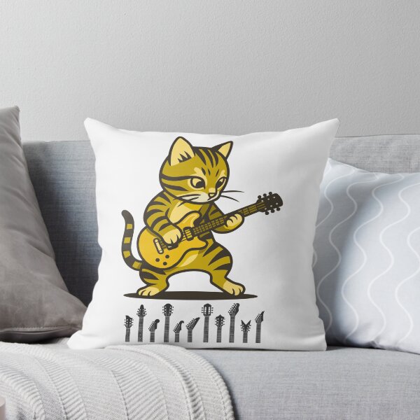 Item preview, Cool Cat Strumming the Guitar - Meow Sical Masterpiece designed and sold by Trendswood.