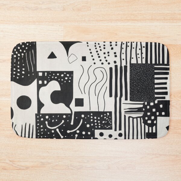 Item preview, Bold black white patterns designed and sold by anytka.