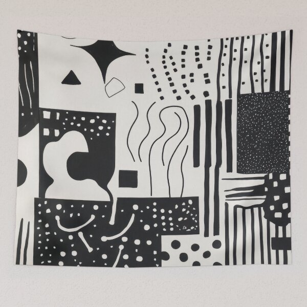 Item preview, Bold black white patterns designed and sold by anytka.