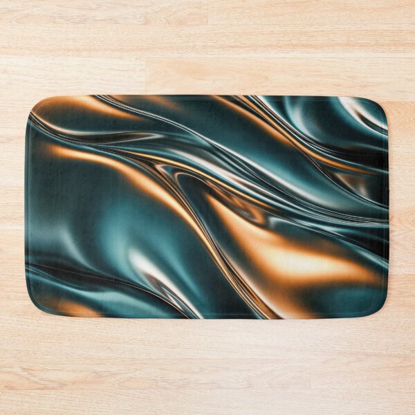 Item preview, Metallic fabric waves designed and sold by anytka.
