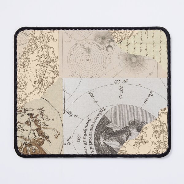 Item preview, Vintage Celestial Map Collage – Dark Academia Astronomy Art designed and sold by IREMORHAN.