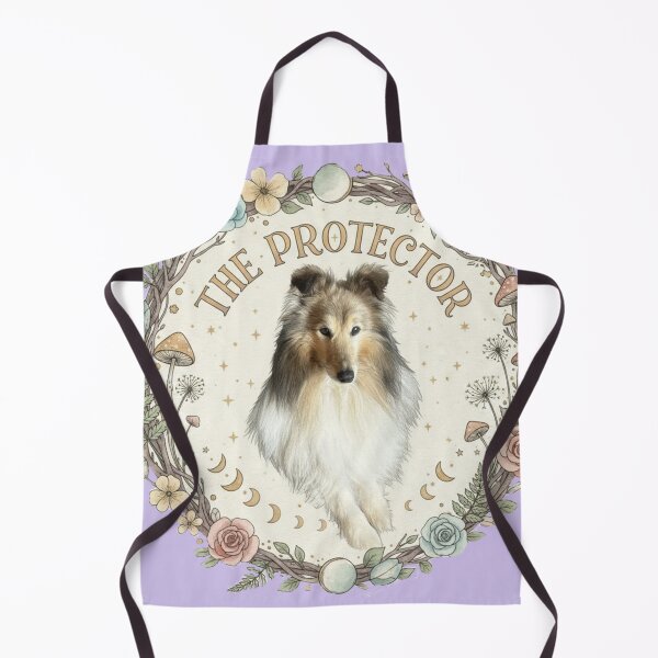 Item preview,  The Protector, Sheltie, lavender background designed and sold by Faerieglen.