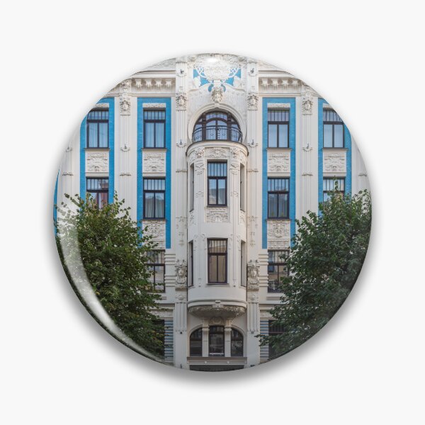 Item preview, A beautiful building in the Art Nouveau style. designed and sold by DanRaizPhoto.