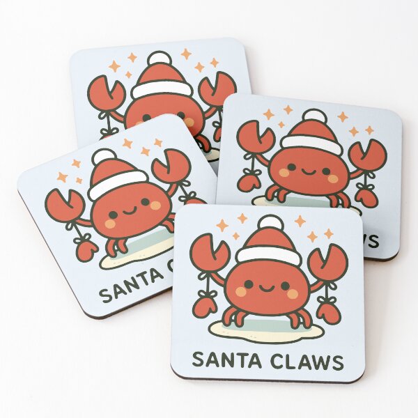 Item preview, Santa Claws the Cheerful Crab designed and sold by PrintSmithArt.