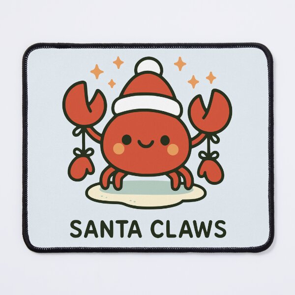 Item preview, Santa Claws the Cheerful Crab designed and sold by PrintSmithArt.