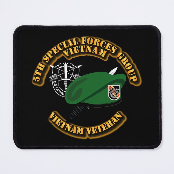 Item preview, SOF - 5th SFG VN - Beret Dagger DUI - V2 designed and sold by Military Insignia Products.