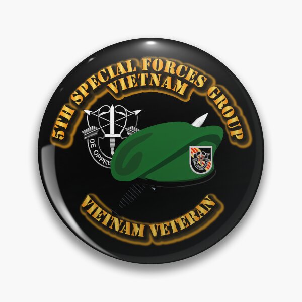 Item preview, SOF - 5th SFG VN - Beret Dagger DUI - V2 designed and sold by Military Insignia Products.