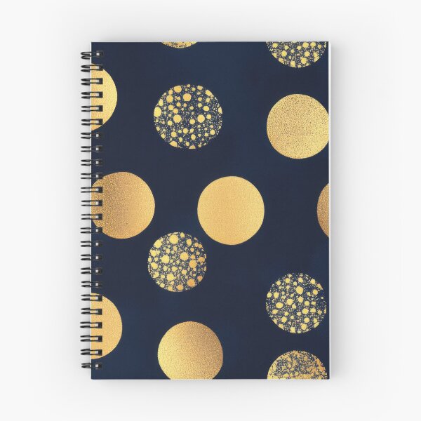 Item preview, Gold polka dots on dark background designed and sold by anytka.