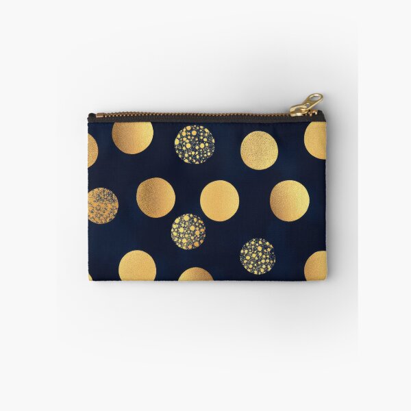 Item preview, Gold polka dots on dark background designed and sold by anytka.