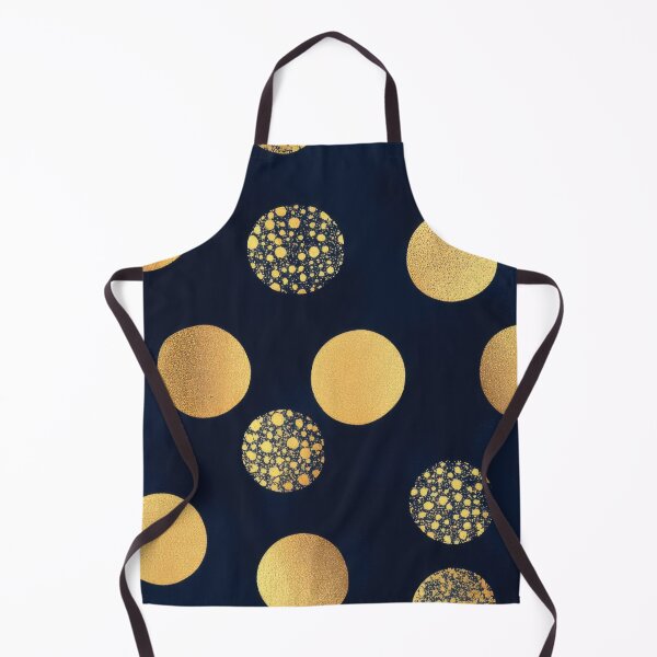 Item preview, Gold polka dots on dark background designed and sold by anytka.