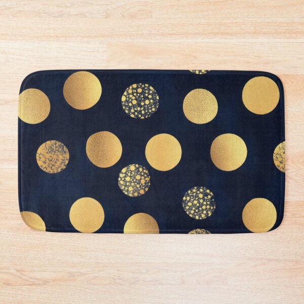 Item preview, Gold polka dots on dark background designed and sold by anytka.